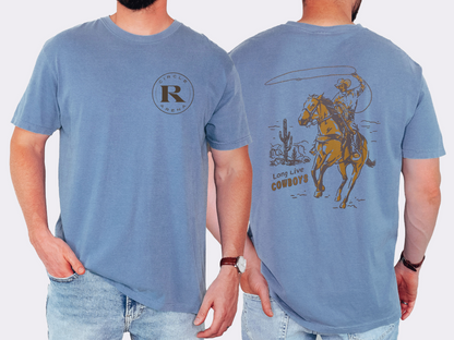 Long Live Cowboys - Circle R Arena Logo Adult Tee