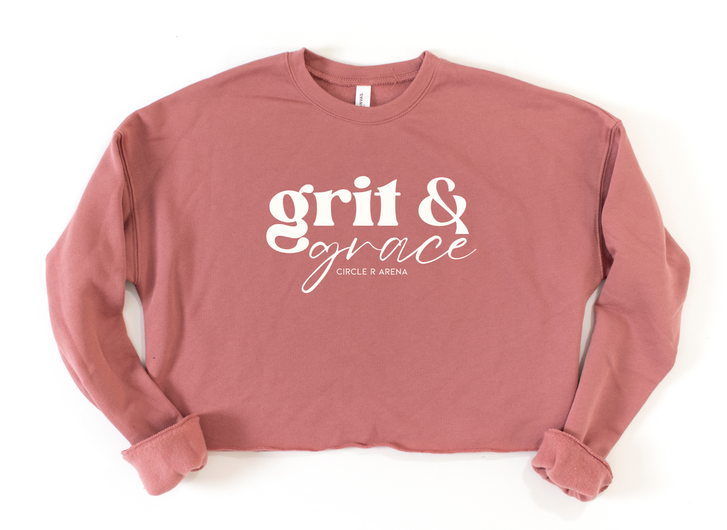 Grit & Grace Bella+Canvas® Cropped Sweatshirt
