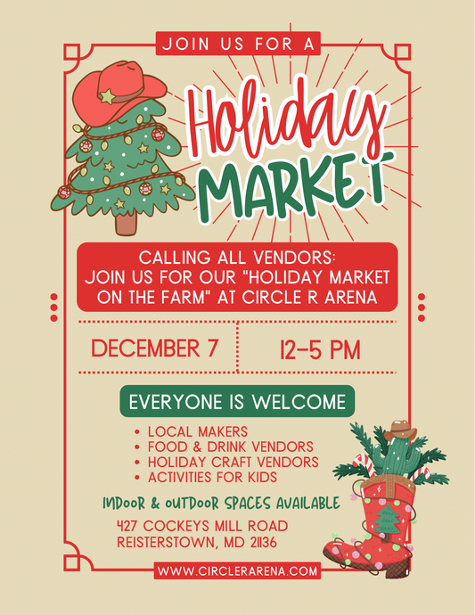 Circle R Arena Vendor Payment – Booth & Event Fees