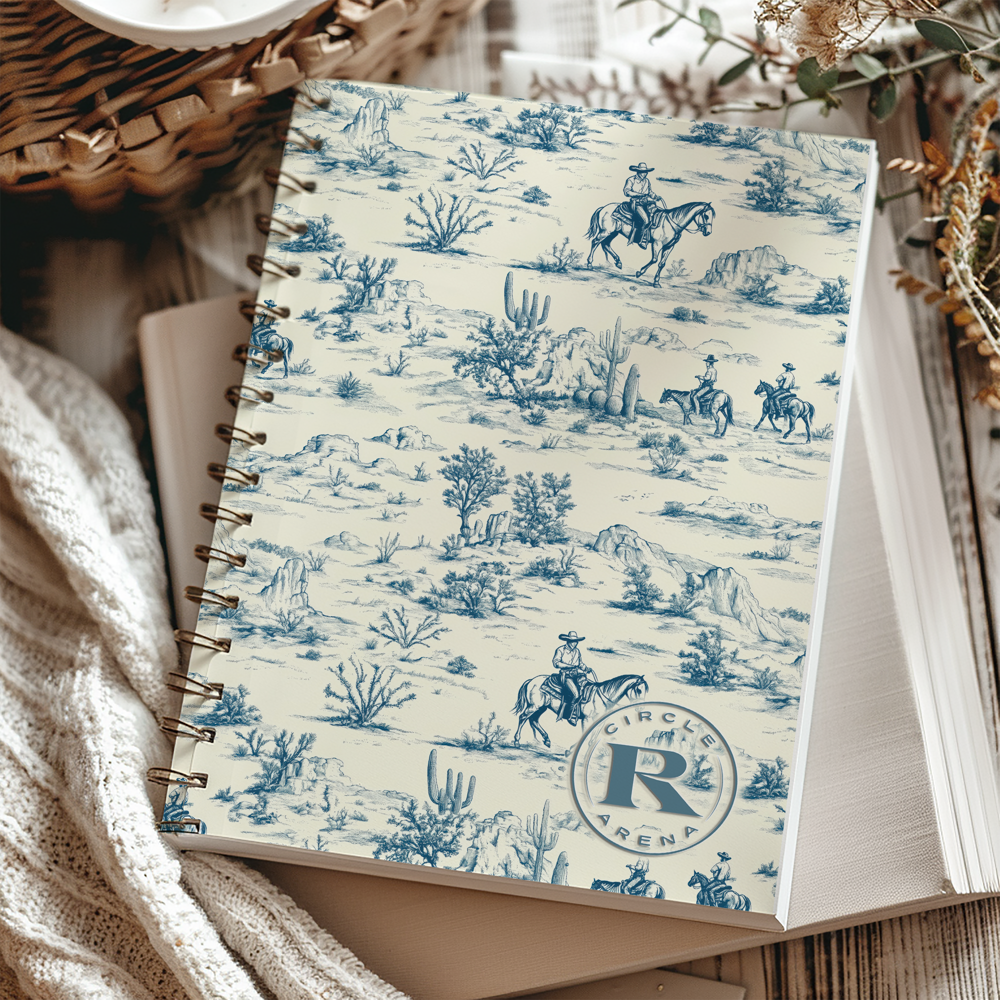 Vintage Western Spiral Notebook – Circle R Arena
